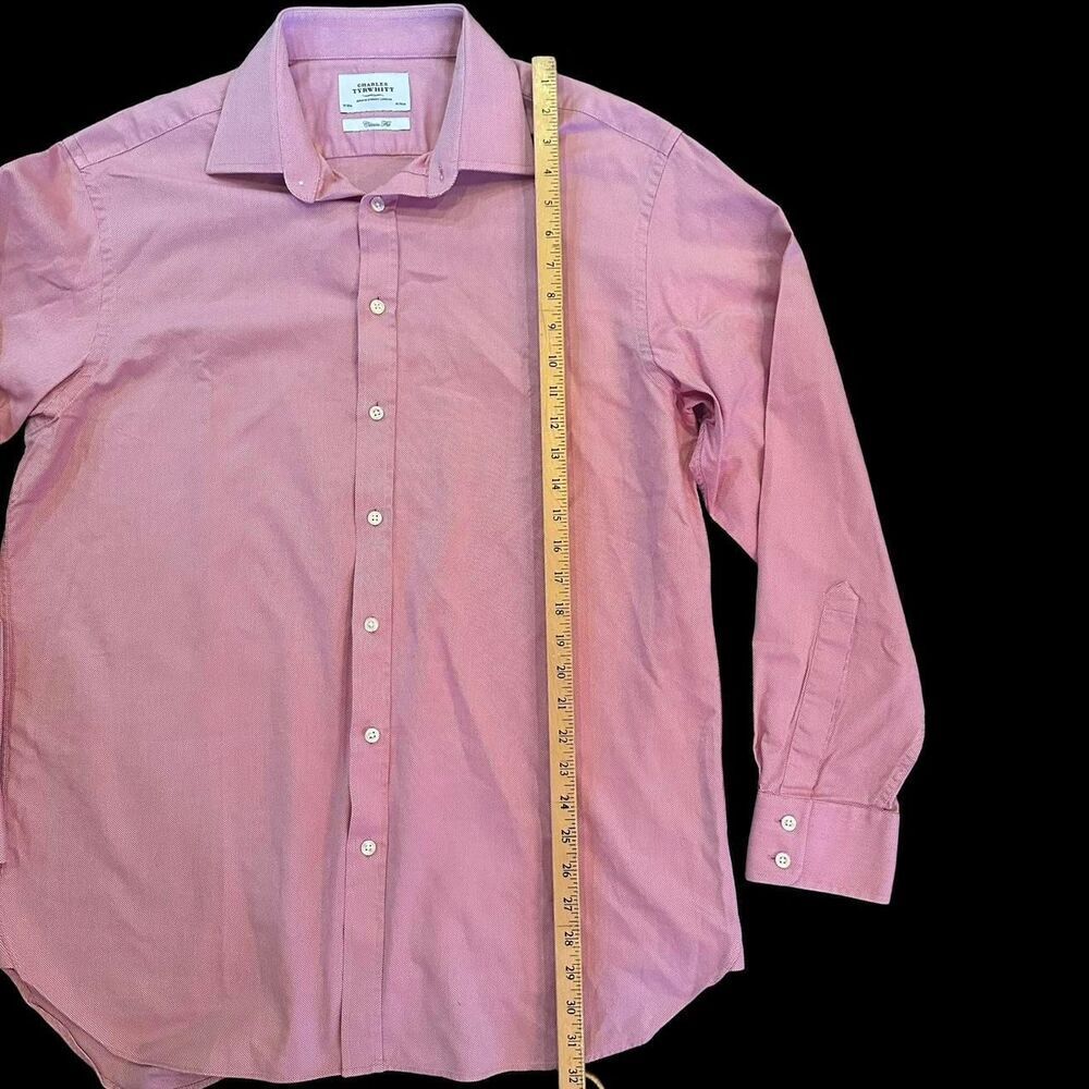 Charles-tyrwhitt Men's Pink Shirt - Picture 3 of 7